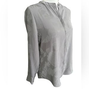 Chico's Gray Button Down Blouse - Size Small